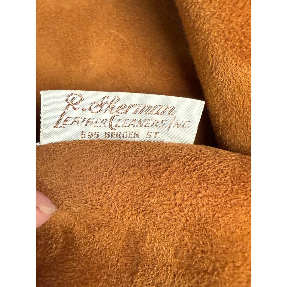 Phil Rosenblath Vintage 70s Safari Suede Jacket Mens M Brown Excellent Belted - Picture 3 of 14
